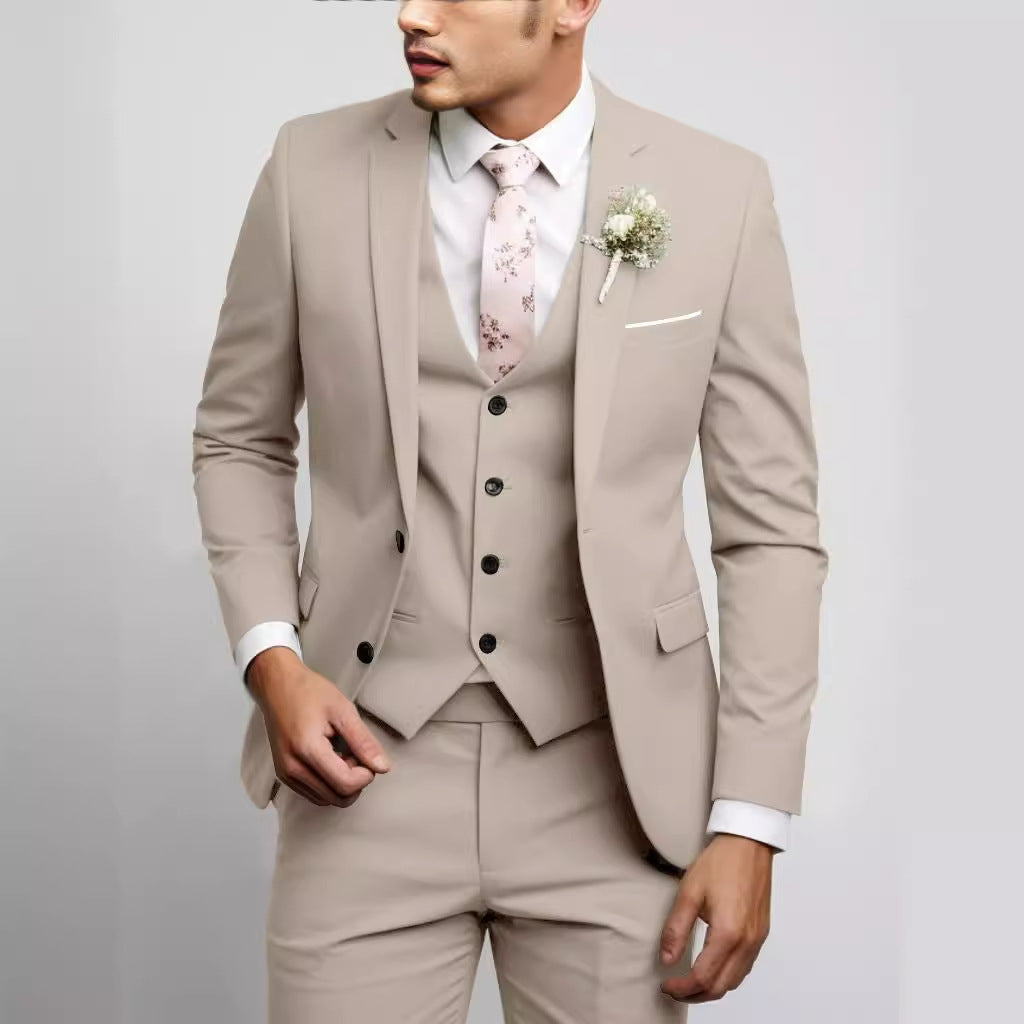 Set de costum casual versatil pentru bărbați cu doi nasturi
