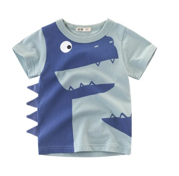 Îmbrăcăminte pentru copii Vară Nouă Coreeană Tricou de bumbac pentru băieți Comoară pentru bărbați în Mâneci Scurte pentru copii