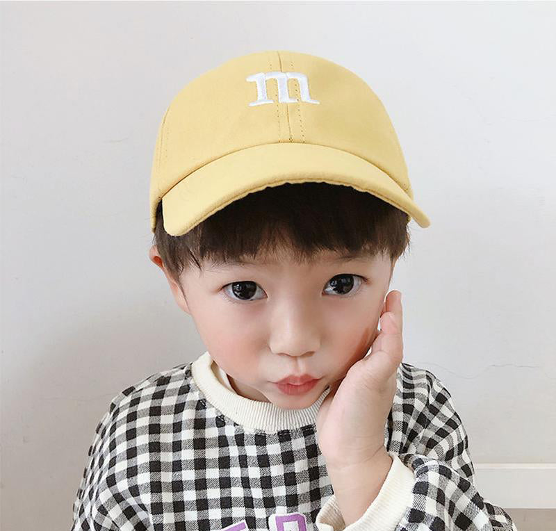 Kids’ Cotton Baseball Cap – M Embroidery