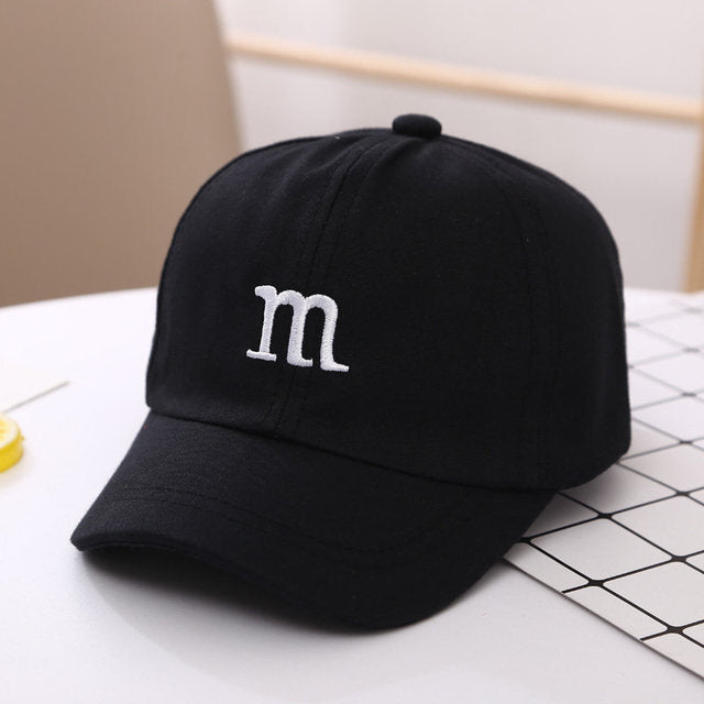 Kids’ Cotton Baseball Cap – M Embroidery