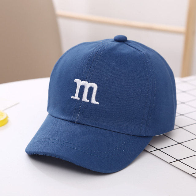 Kids’ Cotton Baseball Cap – M Embroidery