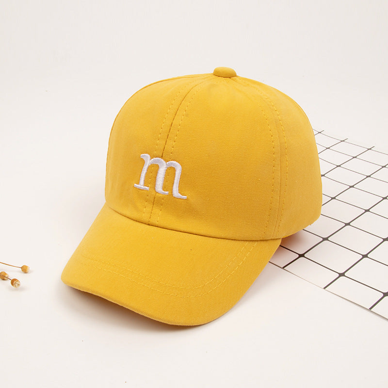 Kids’ Cotton Baseball Cap – M Embroidery