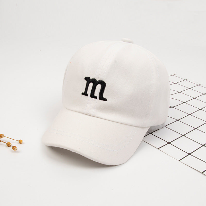 Kids’ Cotton Baseball Cap – M Embroidery