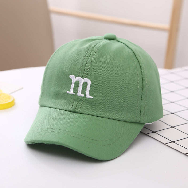 Kids’ Cotton Baseball Cap – M Embroidery