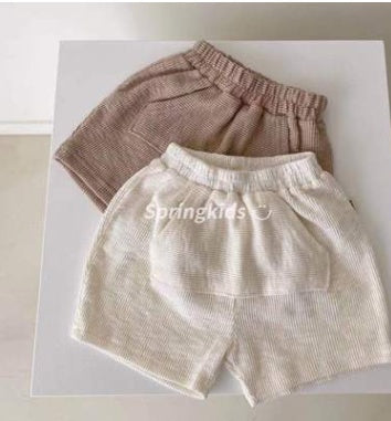 Îmbrăcăminte pentru copii Tricou de vară Haine pentru bebeluși Salopetă bebeluși tip sac cu burtică triunghiulară, culoare uni - Pantaloni de copii casual, scurți, largi