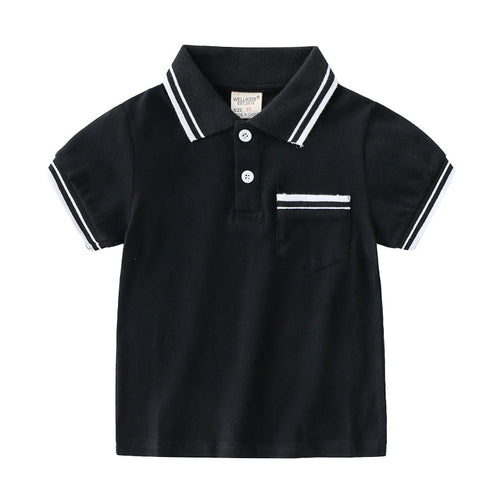 Tricou tip polo de vară pentru băieți