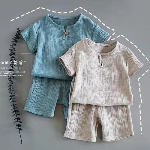 Boy Baby Short-sleeved Summer Suit
