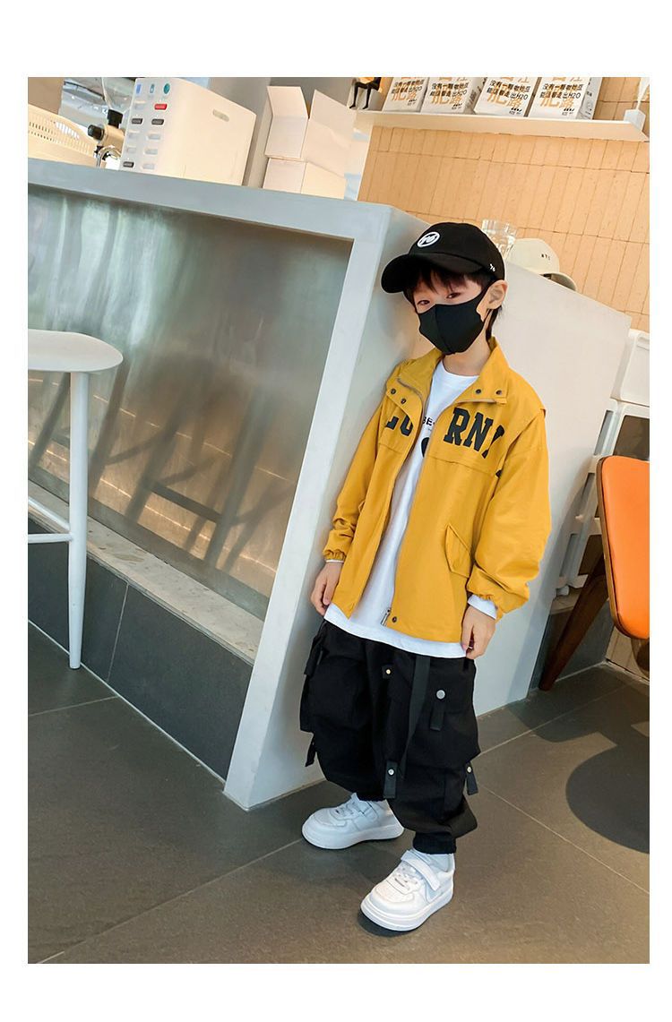Costume Pants Western Style Work-leg Pants Trendy Handsome Boys And Older Children