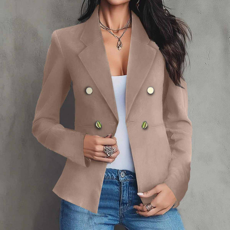 Sacou elegant la două rânduri de nasturi, pentru femei