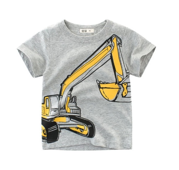 Îmbrăcăminte pentru copii Vară Nouă Coreeană Tricou de bumbac pentru băieți Comoară pentru bărbați în Mâneci Scurte pentru copii