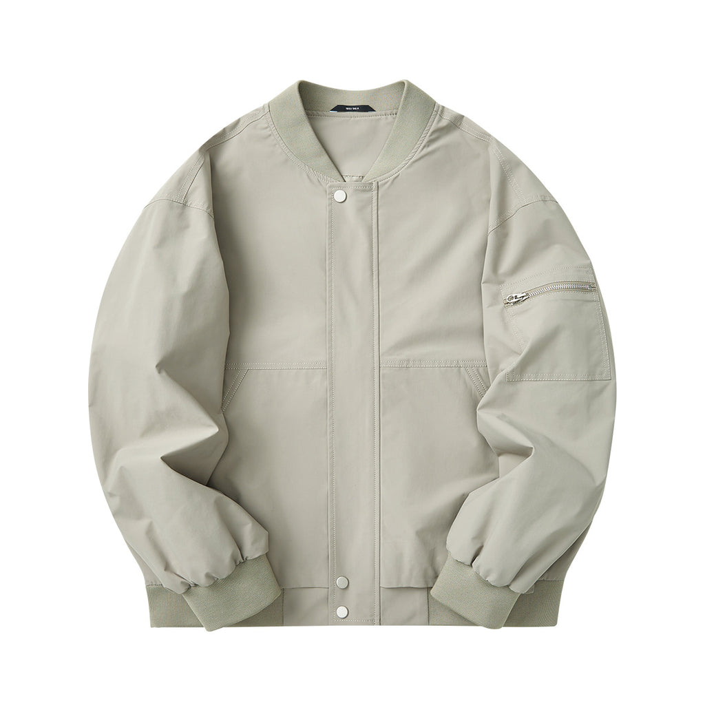 Spring Solid-Colored Mens Casual Jacket
