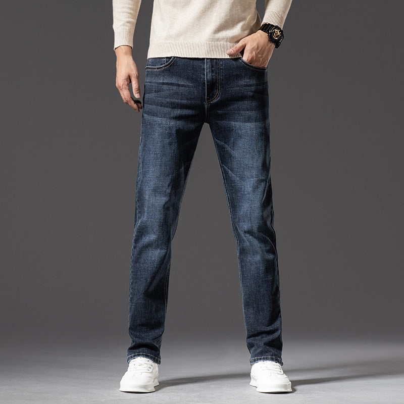 Blugi de bărbați din denim – Croială elastică