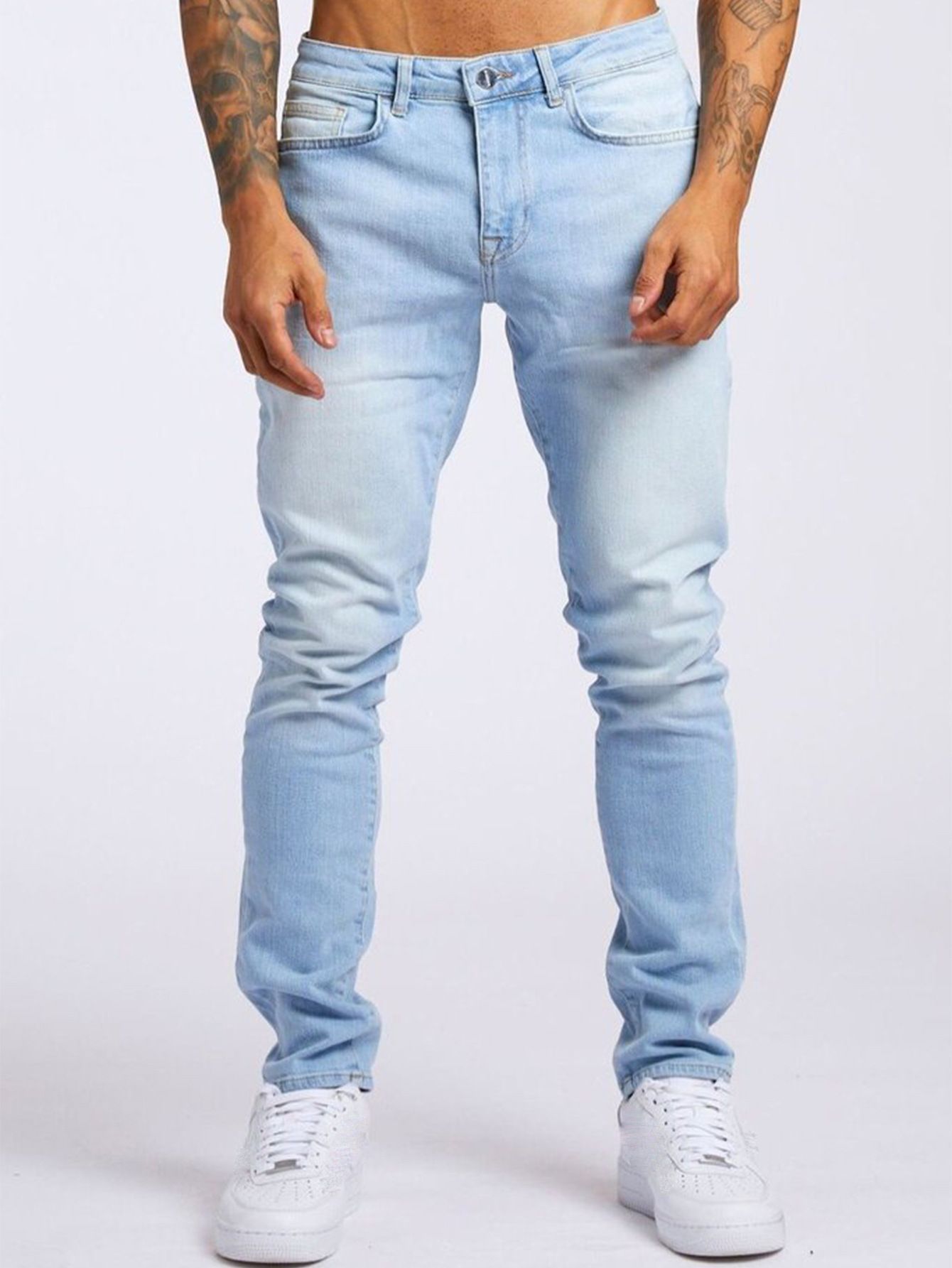 Pantaloni de blugi slim-fit bărbați noi