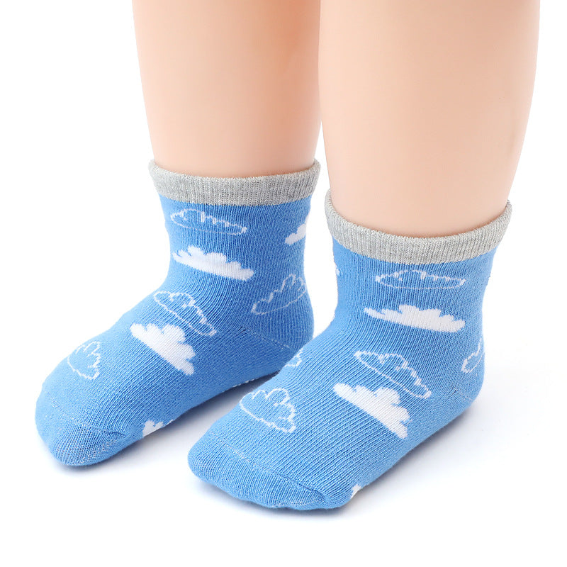 Toddler Grip Socks – Soft Cotton, Non-Slip