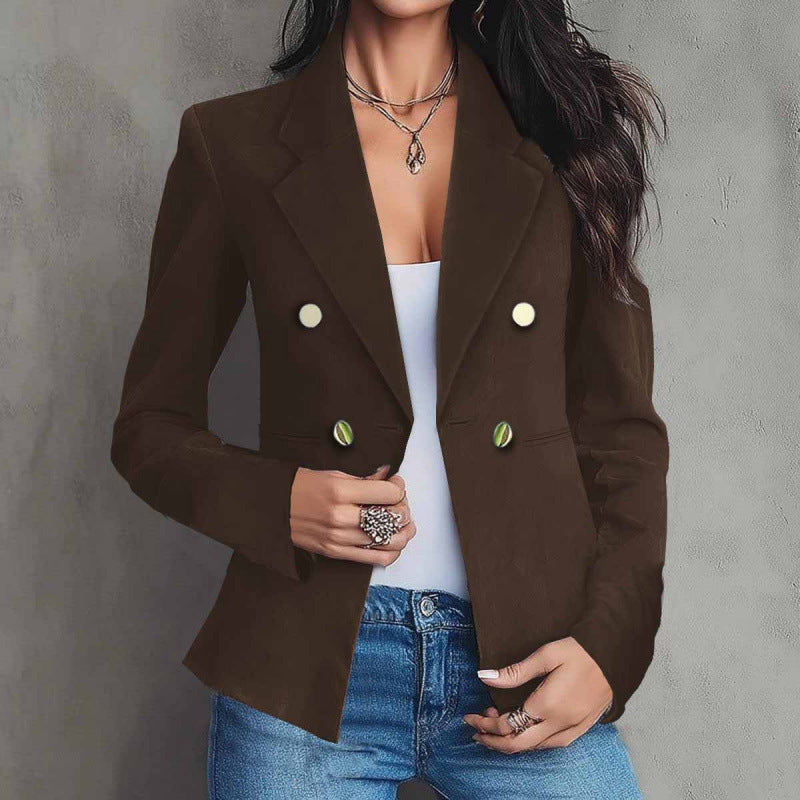 Sacou elegant la două rânduri de nasturi, pentru femei
