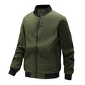 Men's Fashion Baseball Uniform Stand-up Collar Casual Jacket