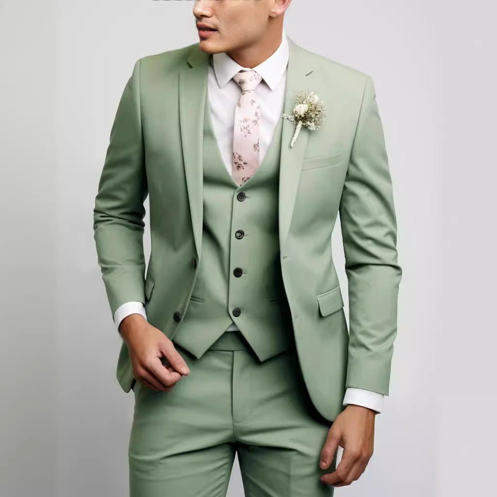 Set de costum casual versatil pentru bărbați cu doi nasturi