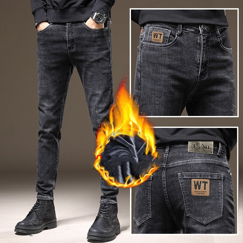 Pantaloni casual elastici drepți de primăvară și toamnă