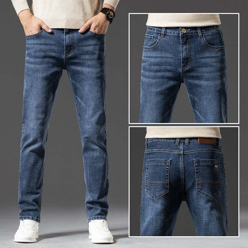 Blugi de bărbați din denim – Croială elastică