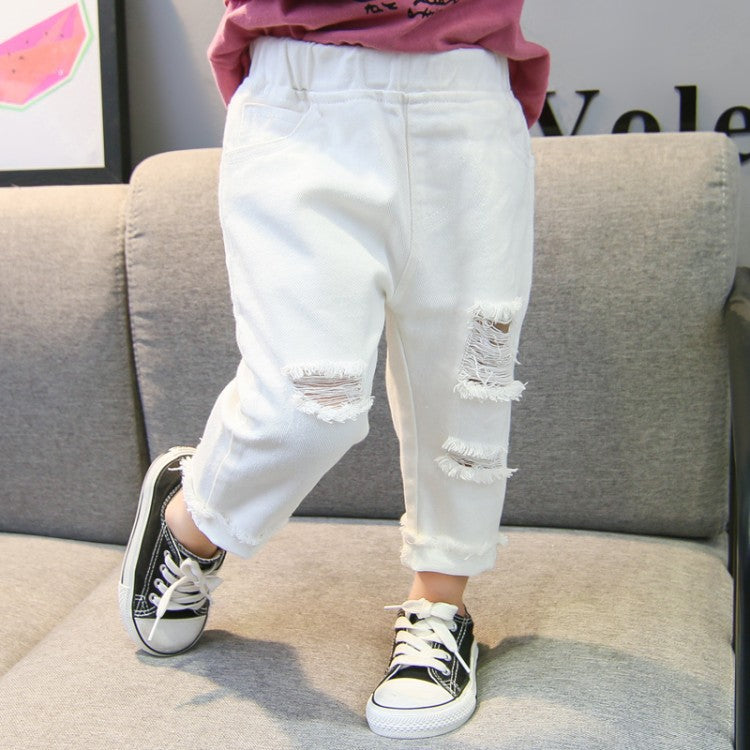 Baby girl ripped jeans