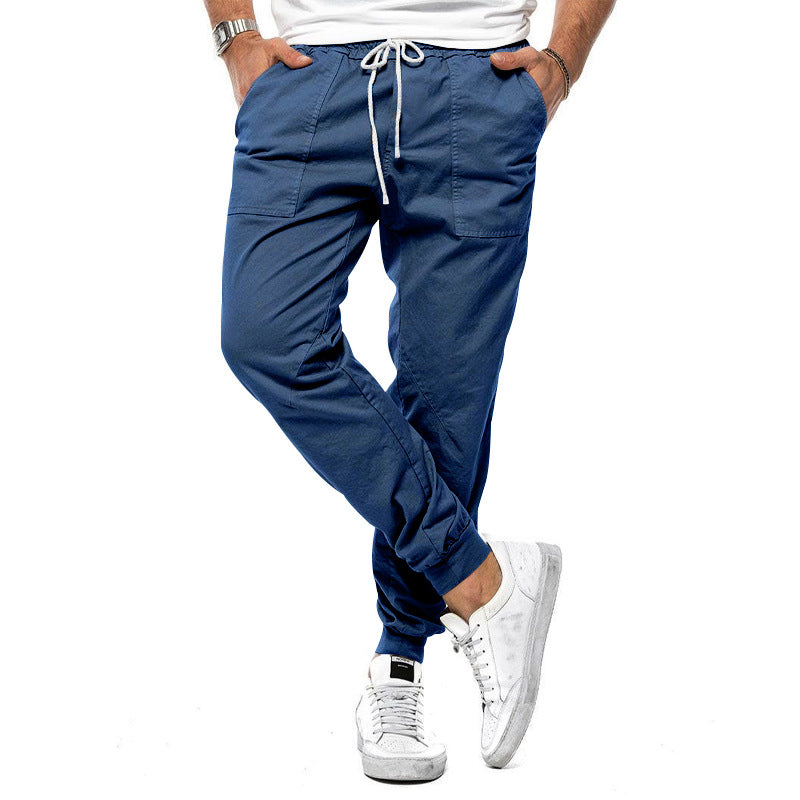 Pantaloni Casual Bărbați de Primăvară și Toamnă, Lărgi, Conici, Timp Liber, Sport, Salopetă de Exterior