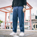 Blugi drepți largi simpli casual bărbați