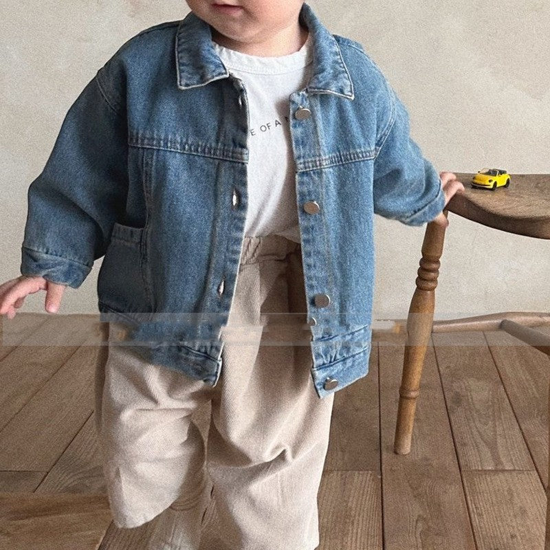 Geacă Cardigan Blugi pentru Copii, la Modă