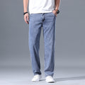 Lyocell Jeans Men's Loose Straight Casual