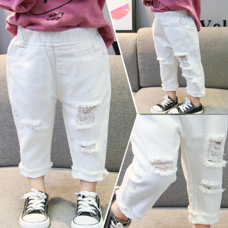 Baby girl ripped jeans