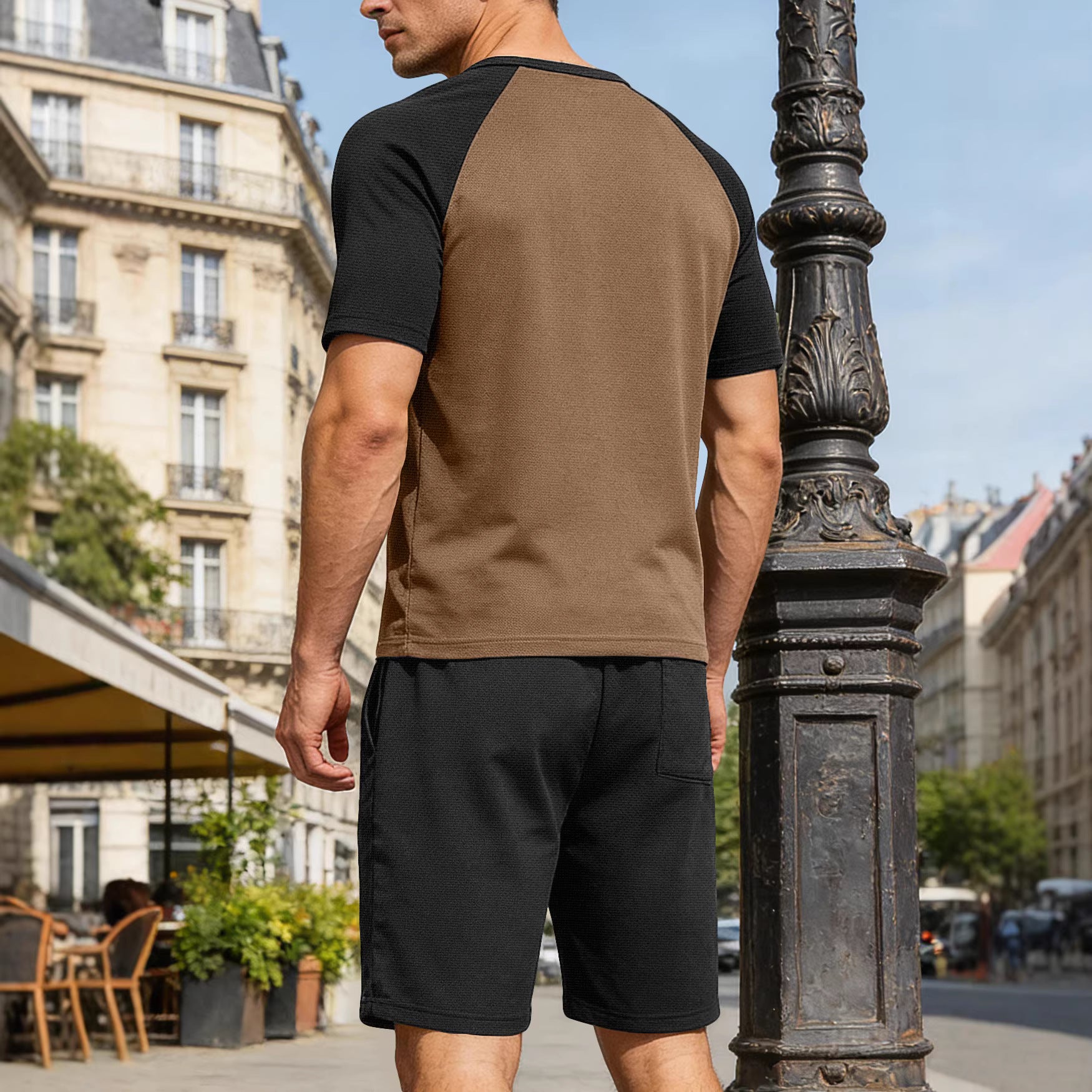 Men’s Summer T-Shirt & Shorts Set
