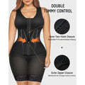 Shoulder-Strap Waist-Cinching Hourglass Shaper With Bottom Zipper
