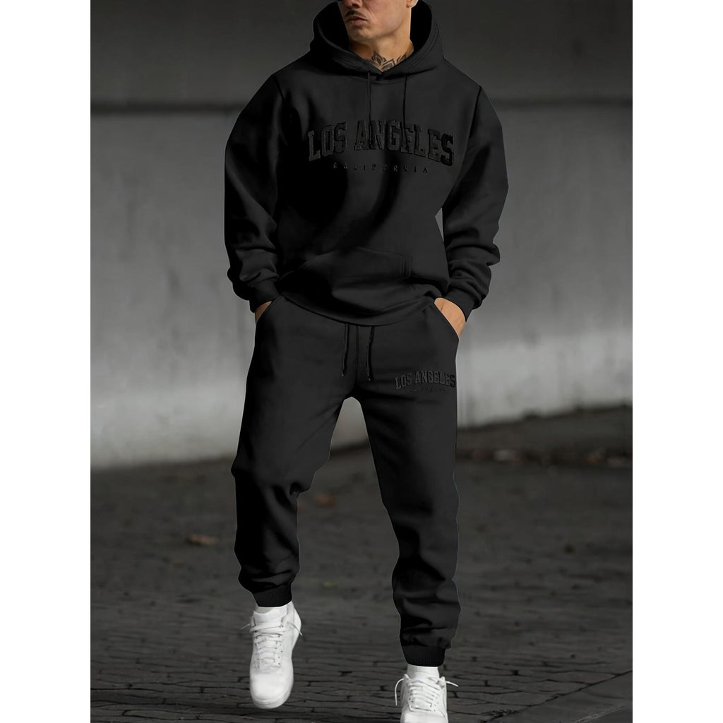 Men’s Casual Matching Set – Letter Design