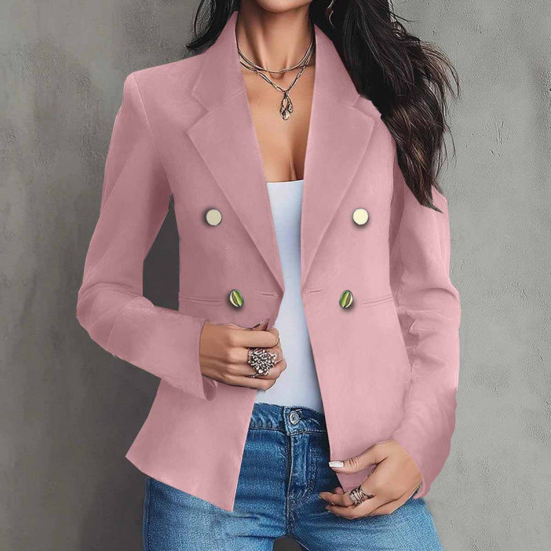 Sacou elegant la două rânduri de nasturi, pentru femei