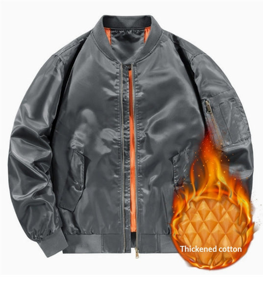 Men's Flight Suit Jacket Cotton Padded Coat