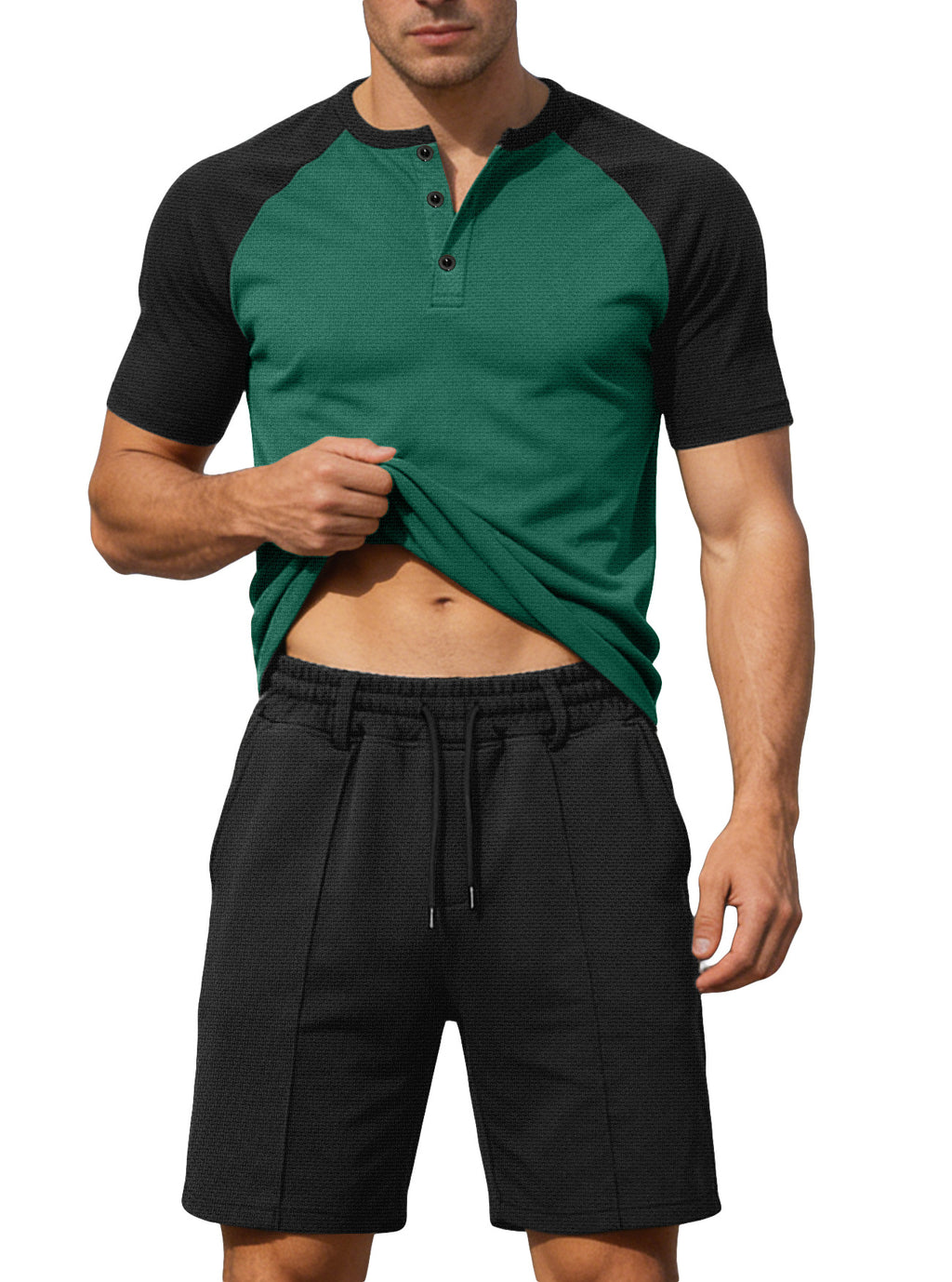 Men’s Summer T-Shirt & Shorts Set