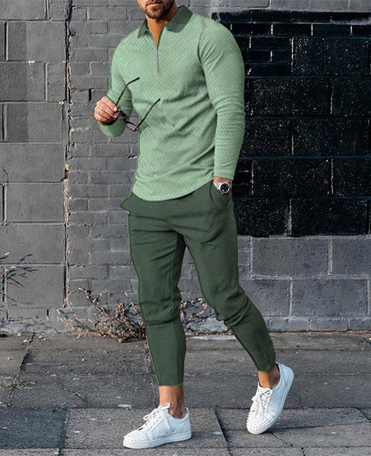 Set de bărbați bluză și pantaloni
