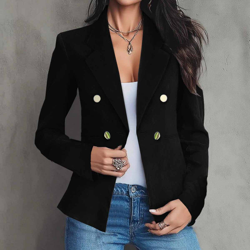 Sacou elegant la două rânduri de nasturi, pentru femei
