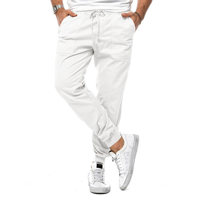 Pantaloni Casual Bărbați de Primăvară și Toamnă, Lărgi, Conici, Timp Liber, Sport, Salopetă de Exterior