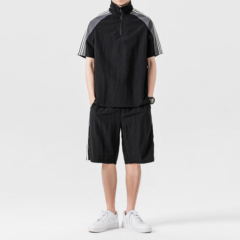 Japanese-style Retro Leisure Suit Shorts Sports