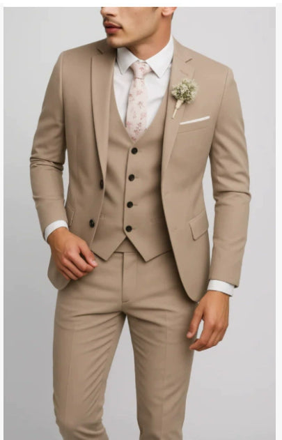 Set de costum casual versatil pentru bărbați cu doi nasturi