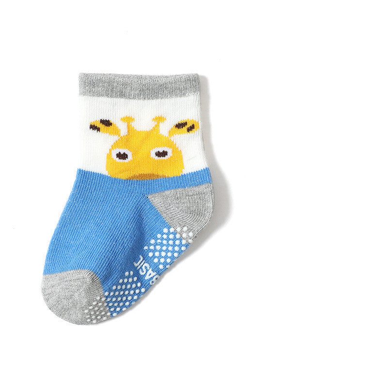 Toddler Grip Socks – Soft Cotton, Non-Slip