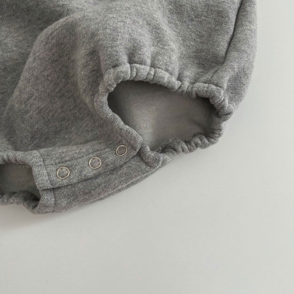 Round Neck Long Sleeve Baby Romper Triangle Romper