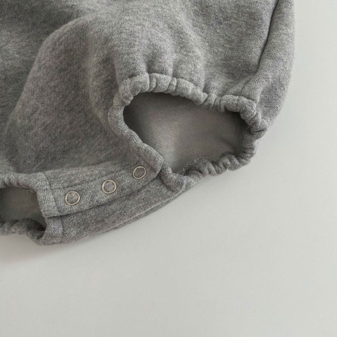 Round Neck Long Sleeve Baby Romper Triangle Romper