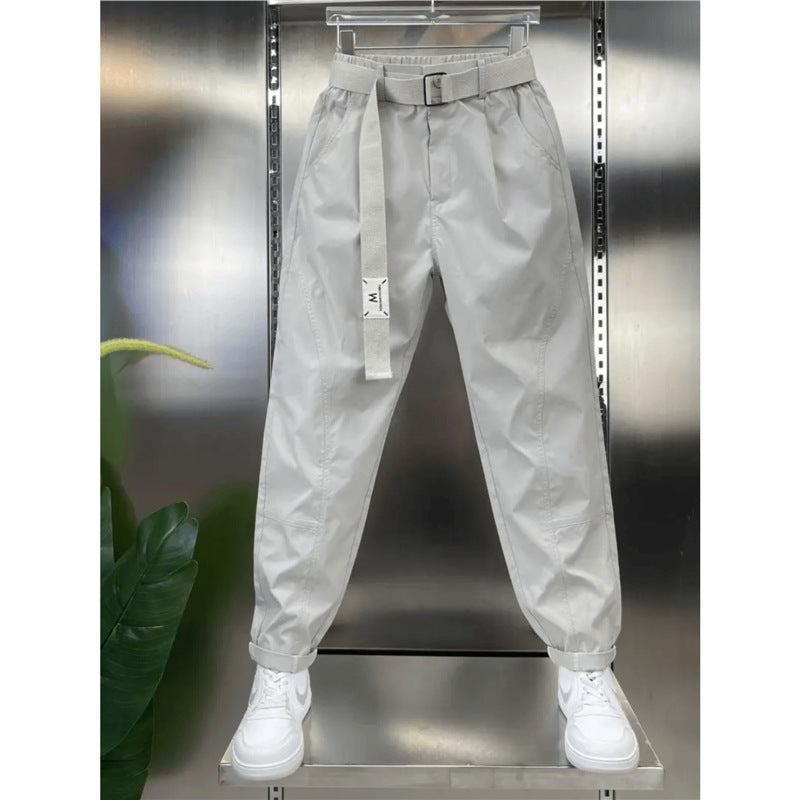 Pantaloni cropped moderni, cu croială relaxată, versatili, cu patchwork